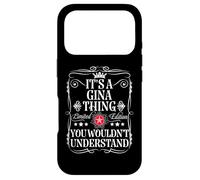 Gina Name Its A Gina Thing You Wouldn't Understand Case for iPhone 17 Pro