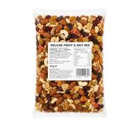 Ginco Fruit & Nut Mix 1kg, Mixed Nuts, Raisins & Dried Fruit Trail Mix | Deluxe 1kg bulk snack mix with raisins, almonds, cashews, walnuts, peanuts and tropical dried fruit for sharing and breakfast