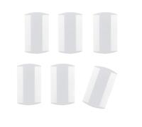 Ginddy 6 Pcs Plastic Double Sided Lice Combs Nit Combs for Long Thick Hair, Advantage Flea Treatment Fine Tooth Comb for Cats, Head Lice Treatment for Kids, Pets and Adults (White)
