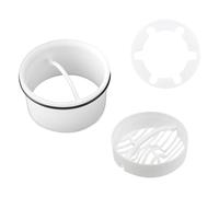 Ginddy Shower Drain Hair Catcher Set - 40mm PP Bath & Kitchen Hair Strainer with Immersion Pipe Compatible with 6960/6961/6962/6963 Anti-Clog Drain Filter & Hair Trap