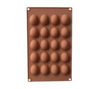 Ginddy Silicone Chocolate Moulds, 20 Holes, Walnut Nut Mould, Cake Chocolate Mould, Hemisphere for Chocolate Cake, Jelly Dome, Mousse, DIY