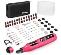 GINELSON Cordless Rotary Tool, 5 Variable Speed Mini Rotary Tool Kit with 70 Accessories, 3.7V Type-C Charging Power Rotary Tool for Engraving, Sanding, Polishing, Carving, Cutting, DIY Crafts