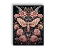 Ginfonr DIY 5D Diamond Art Kits for Adults, Flower Diamond Painting for Adults, Diamond Art Butterfly Full Drill, Diamond Art Embroidery Rhinestone Craft for Home Wall Decor 12 * 16 Inch 22