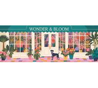 Ginfonr Large Diamond Art Kits for Adults, Flower Shop Diamond Painting for Adults, Diamond Art Comic Style Full Drill, Diamond Art Kits Rhinestone Craft for Home Wall Decor 31.5 x 11.81 inch