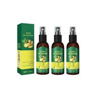 Ginger Anti Hair Loss 7-Days Oil, Natural Ginger Hair S-Erum, Nourishing Ginger Spray, Hair Serum for Men & Women, Anti Hair Loss Spray With Mint And Ginger for Bald Spots & Thinning Hair (3Pc)