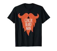 Ginger Beard Man Funny Christmas Hairy Ginger Bread Man Xmas T-Shirt