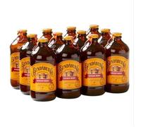 Ginger Beer, Non-Alcoholic Zero, 12 x 375ml Bottles, Craft Brewed by Bundaberg