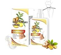 Ginger Belly Firming Cream,Skin Tightening&Cellulite remover for Stomach,Thighs,Butt,Anti Cellulite&Stretch Mark Cream with Retinol&Collagen,Belly Fat Burner &Firming cream for Loose Skin,150ml