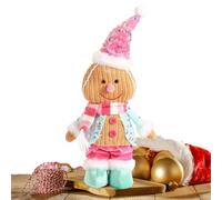 Ginger Bread Christmas Decor, Soft & Child-Friendly, 37x20cm/14.57x7.87 Inches, Gingerbread Man Plush, Gingerbread Plush Stuffed Toys, Seasonal Home Décor, For Kids Girls Boys