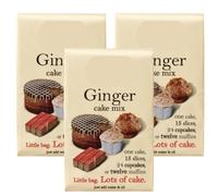 Ginger Cake Mix 3X500g with a punchy blend of spices bake light & moist cakes, muffins and cupcakes