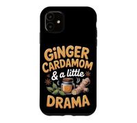 Ginger Cardamom and a Little Drama Masala Chai Tea Case for iPhone 11