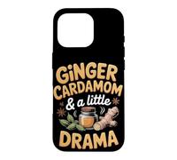 Ginger Cardamom and a Little Drama Masala Chai Tea Case for iPhone 16 Pro