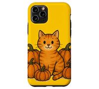 Ginger Cat Pumpkin Patch for Halloween Case for iPhone 11 Pro