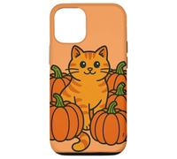 Ginger Cat Pumpkin Patch for Halloween Case for iPhone 12/12 Pro