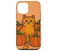 Ginger Cat Pumpkin Patch for Halloween Case for iPhone 12 mini