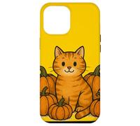 Ginger Cat Pumpkin Patch for Halloween Case for iPhone 12 Pro Max