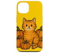 Ginger Cat Pumpkin Patch for Halloween Case for iPhone 13