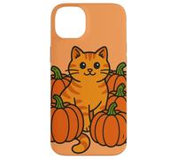 Ginger Cat Pumpkin Patch for Halloween Case for iPhone 14 Plus