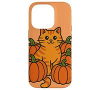 Ginger Cat Pumpkin Patch for Halloween Case for iPhone 14 Pro