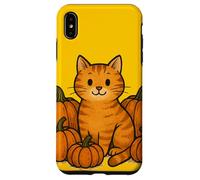 Ginger Cat Pumpkin Patch for Halloween Case for iPhone XS Max