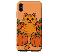 Ginger Cat Pumpkin Patch for Halloween Case for iPhone XS Max