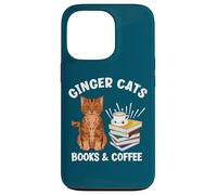 Ginger Cats Books And Coffee Case for iPhone 13 Pro