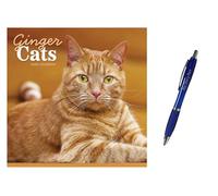 Ginger Cats Wall Calendar 2026 + EXCLUSIVE LIMITED EDITION PEN