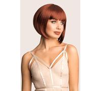Ginger/Copper red bob wig, Inverted/A-Line style: Jacqueline copper red #130