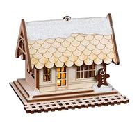 Ginger Cottages Old World Aboard Train Depot Glass Blown Tree Christmas-Ornaments