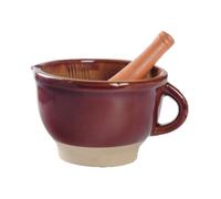 Ginger Crusher,Spice Household Garlic And Pepper Grinder Beech Wood Unpainted Wooden Hammer Masher Pestle Set Grinding