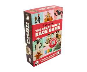 Ginger Fox Aardman's Great Trivia Race Card Game | Special Edition Family Trivia Quiz | Wallace & Gromit, Chicken Run, Shaun the Sheep and More Aardman Characters