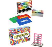 Ginger Fox Bumfuzzle Colour Card Game & Bangarang Family Party Card Game Set