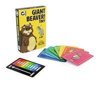 Ginger Fox Giant Beaver Tiny! Party Card Game | Hilarious Boasting Fun for Grown Up | Silly Wordplay | Great for Christmas Game Night with Friends | Naughty Nature Animal Games Secret Santa Gift