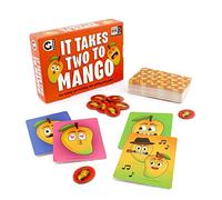 Ginger Fox It Takes Two To Mango Family Fun Card Game - Quick Thinking, Face-Pulling, Matching Pairs Party Game. Great For Taking Anywhere this Christmas. New Travel Sized Easy Play Action Game 2022.