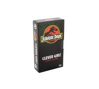 Ginger Fox Jurassic Park Clever Girl! Mini Card Game | Officially Licensed Hidden Movement Strategy Game | Warden vs Velociraptors Dinosaur Family Party Game | For Ages 10+