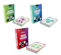 GINGER FOX Mensa Brain Teaser, Genius Test & Riddles And Conundrums Card Game Set