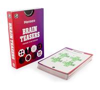 Ginger Fox Mensa Brainteasers Challenge Card Game