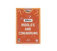 Ginger Fox Mensa Riddles & Conundrums Trivia Test Cards - 50 Cards Featuring Visual, Logic & Number Puzzles
