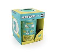 Ginger Fox Origami Mug - Relax with A Coffee & Learn Japanese Skill of Origami - Includes 40 Origami Sheets of Paper