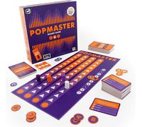 Ginger Fox Official PopMaster Board Game - Based On The Weekday BBC Radio 2 Quiz - Includes The Iconic 3-in-10 Question Round With The REAL Ken Bruce, 2+ players