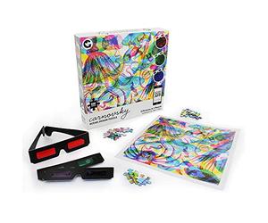Ginger Fox RGB Ocean By Carnovsky 500 Piece 3 Pictures In 1 Jigsaw Puzzle - Includes Artwork Print, Glasses & Lens App