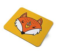 Ginger Fox Vixen Animals Wild Woods Flexible Rectangle 5mm Rubber Mouse Mat Pad Office Home Novelty Printed Desk Accessory #58673