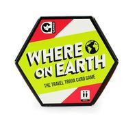 Ginger Fox Where On Earth Trivia Card Games for Ages 8+ | Easy-To-Play For Family Parties and Gatherings | Answer Travel Quiz Questions & Locate Destination On The Map For Extra Points | Travel Size