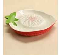 Ginger Garlic Grater,Multi-Purpose Ceramic Grater Plate,Kitchen Puree Grater,Manual Garlic Masher