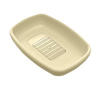 Ginger Grater Plate, Kitchen Grater for Wasabi, 3.86x2.68in Portable Shredder Plate for Garlic and Vegetables, Effective Cooking Tool for Grinding and Grating