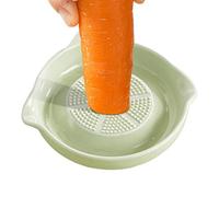 Ginger Grinding Tray - Handheld Flavor Rasper Garlic Crusher Board, Compact Shaving Plate | Professional Ingredient Processing Aid for Home Chef Buffet Bistro Meal Assembly Onion Turmeric Cheese