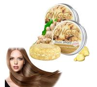 Ginger Hair Regrowth Shampoo Bar, 2 Pieces Ginger Shampoo Soap Bar, Anti Hair Loss, For Promotes Hair Growth