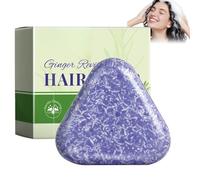 Ginger Hair Shampoo Soap Bar for Growth, Ginger Oil Shampoo Bars and Conditioner Reduces Hair Loss, Volumizing Root Stimulator & Scalp Care, Gentle Cleansing Moisturizing & Hydrating Soap (1pcs)