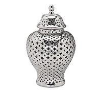 Ginger Jar with Lid Universal Jar Storage Decoration Home Decor, 16x16x28CM