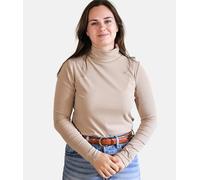 Ginger & Jardine Ladies Luxe Roll Neck - Camel - Size: Large